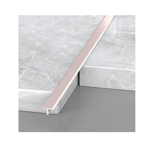 3 Stk Abdeckleisten T-Profil Aus Aluminium T-Formleisten Als Übergangsschienen Für Schwellen Fliesen Holzböden Teppich(Size:20mm/0.78in,Color:Purple gold) von KDQRMVV