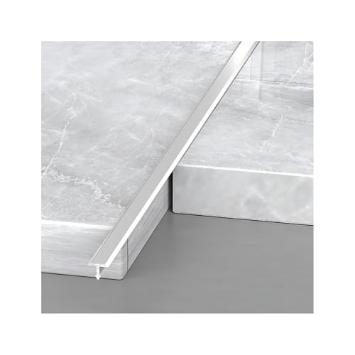 3 Stk Abdeckleisten T-Profil Aus Aluminium T-Formleisten Als Übergangsschienen Für Schwellen Fliesen Holzböden Teppich(Size:20mm/0.78in,Color:Silver) von KDQRMVV
