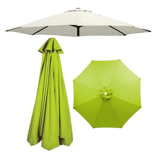 Marktschirm für 8 Streben 350 cm, Ersatz für Gartenschirm(Color:Grass green) von KDQRMVV
