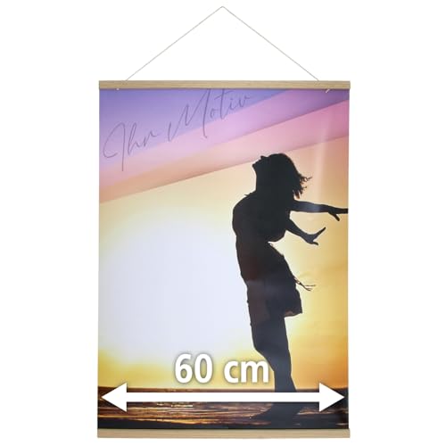 KDS Holz Posterhalter Eiche Klemmschiene Poster (Breite 60cm) von KDS