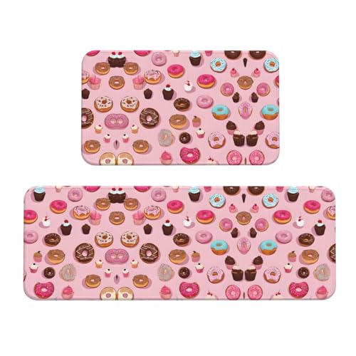 KDSEFHHCB Küchenmatte 2 Sets: Lebendige Zuckerdruck-Designs für stilvolle und funktionale Küchenböden von KDSEFHHCB