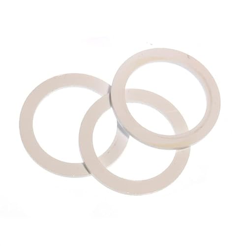 Dichtring G 1" (1 Stück), Ø außen 40 mm innen 33.7 mm Weiß PVC Flachdichtung von KDT