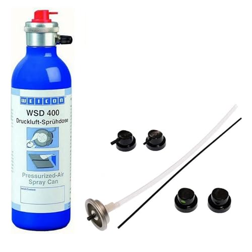 Druckluftsprühdose WSD 400-Set 1, max. 600 ml Aluminium wiederbefüllbar Düsenset Druckluftsprühdose WSD 400-Set 1, max. 600 ml Aluminium wiederbefüllbar Düsenset von KDT
