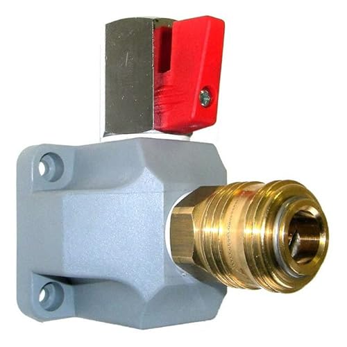 Druckluftverteiler EVA 15-1, Kupplung 1-fach G 1/2" Kugelhahn Grau Kunststoff von KDT