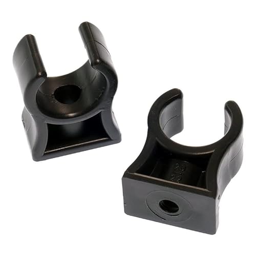 Rohrklemme RKPS 18 (100 Stück), Ø innen 16-18 mm Rohrclips Rohrhalter Kunststoff von KDT