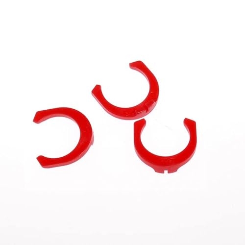 Sicherungsring SRK 12 (10 Stück), für Steckverbinder Ø 12 mm Kunststoff Rot von KDT