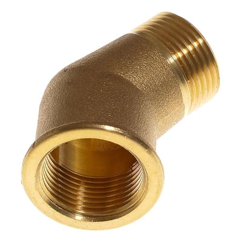 Winkelstück WSMIA 534-45, G 3/4" innen/außen Winkel 45° Verteiler Messing Gold von KDT