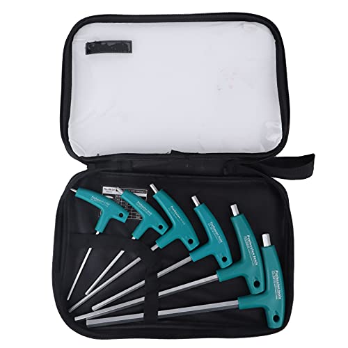 KDUTYE 6pcs T -Handle Hex Key Wrench Set Hardware 45# Stahl Robust und Langlebig Auto Wasserrohrmöbel Reparatur KDUTYE 6pcs T -Handle Hex Key Wrench Set Hardware 45# Stahl Robust und Langlebig Auto Wasserrohrmöbel Reparatur von KDUTYE