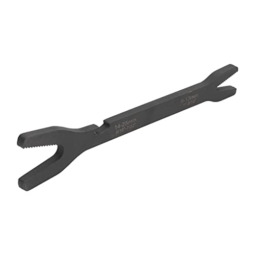 KDUTYE SCHLüSSELSPANER WERKZEUG C45 STAHL 6-25 MM Y-TYP DOPPELKOPF HANDWERKZEUG FüR REPARATUR UND WARTUNG VON AUTOS UND MOTORRÄDERN (Y-Typ-Schraubenschlüssel schwarz) von KDUTYE