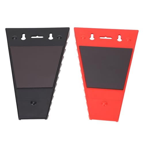 Magnetischer Schraubenschlüssel-Organizer 24 Steckplätze Bewegliche ABS Schraubenschlüssel-Halter Rot Schwarz für Werkzeugkoffer Magnetischer Schraubenschlüssel-Organizer 24 Steckplätze Bewegliche ABS Schraubenschlüssel-Halter Rot Schwarz für Werkzeugkoffer von KDUTYE