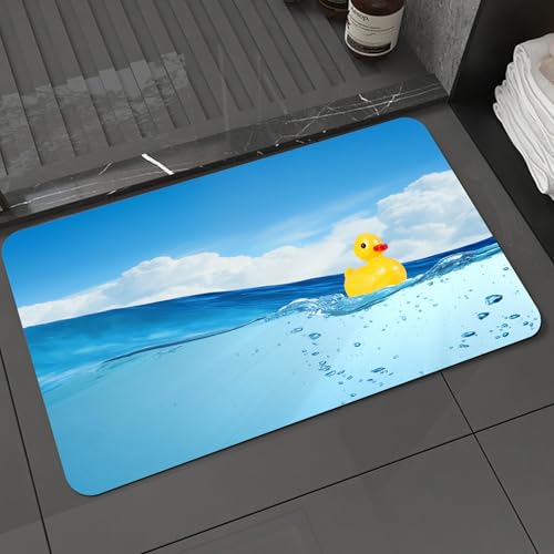 KDWJS Badematte rutschfest Super Absorbierende Badezimmerteppich,Waschbar Duschvorleger,Badewannen undBadezimmer,Gummiente, Entenspielzeug. Schwimmen im Pool. Pool,40x60 cm KDWJS Badematte rutschfest Super Absorbierende Badezimmerteppich,Waschbar Duschvorleger,Badewannen undBadezimmer,Gummiente, Entenspielzeug. Schwimmen im Pool. Pool,40x60 cm von KDWJS