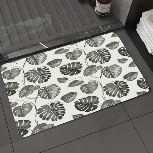 KDWJS Badematte rutschfest Super Absorbierende Badezimmerteppich,Waschbar Duschvorleger,Badewannen undBadezimmer,Nahtlose Blätter Hintergrund Vektor-Illustration,40x60 cm KDWJS Badematte rutschfest Super Absorbierende Badezimmerteppich,Waschbar Duschvorleger,Badewannen undBadezimmer,Nahtlose Blätter Hintergrund Vektor-Illustration,40x60 cm von KDWJS
