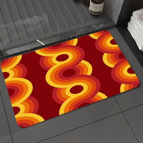 KDWJS Badematte rutschfest Super Absorbierende Badezimmerteppich,Waschbar Duschvorleger,Badewannen undBadezimmer,Nahtlose geometrische Vintage-Tapete,40x60 cm KDWJS Badematte rutschfest Super Absorbierende Badezimmerteppich,Waschbar Duschvorleger,Badewannen undBadezimmer,Nahtlose geometrische Vintage-Tapete,40x60 cm von KDWJS