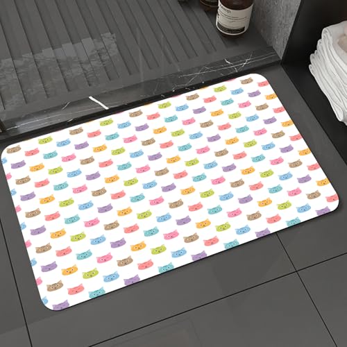 KDWJS Badematte rutschfest Super Absorbierende Badezimmerteppich,Waschbar Duschvorleger,Badewannen undBadezimmer,Nahtloses Polygonales Muster mit walisischem Corgi-Kopf Stock-Illustration -,40x60 cm KDWJS Badematte rutschfest Super Absorbierende Badezimmerteppich,Waschbar Duschvorleger,Badewannen undBadezimmer,Nahtloses Polygonales Muster mit walisischem Corgi-Kopf Stock-Illustration -,40x60 cm von KDWJS
