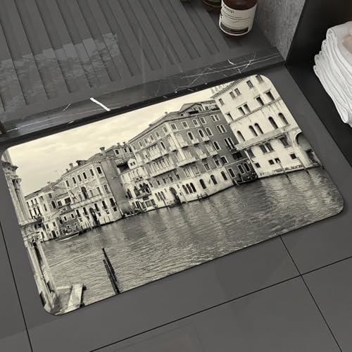 KDWJS Badematte rutschfest Super Absorbierende Badezimmerteppich,Waschbar Duschvorleger,Badewannen undBadezimmer,Venedig, altes Foto der italienischen Stadt Venedig, Vintage-Filtereffekt un,40x60 cm KDWJS Badematte rutschfest Super Absorbierende Badezimmerteppich,Waschbar Duschvorleger,Badewannen undBadezimmer,Venedig, altes Foto der italienischen Stadt Venedig, Vintage-Filtereffekt un,40x60 cm von KDWJS