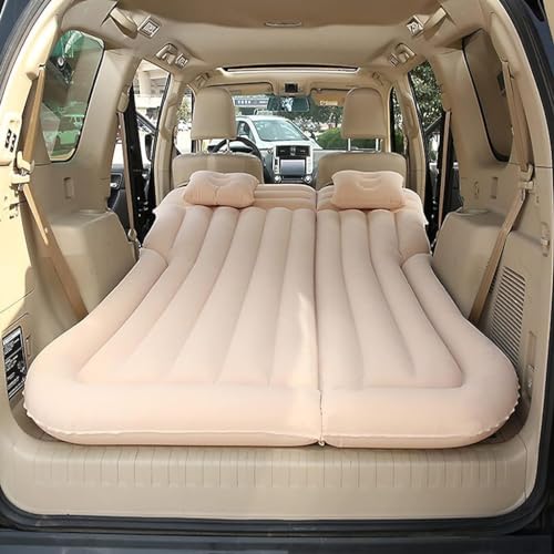 KDZDJH Auto Matratze Für MG 3 5 6 7 SW G7 GS HS ZS Aufblasbare Matratze Camping Outdoor Autobett Kofferraum Reisen Bewegliche Campingzubehör,E-beige 02 von KDZDJH