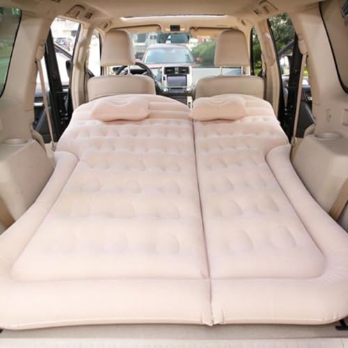 KDZDJH Auto Matratze Für Mitsubishi Eclipse Eclipse Cross Every EVO 10 Fuso Aufblasbare Matratze Camping Outdoor Autobett Kofferraum Reisen Bewegliche Campingzubehör,C-beige 01 von KDZDJH