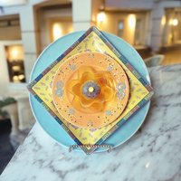 Outdoor Rasen Dekor | Gartenblume Teller Blumen Art Glas Gartenblumen Gartenkunst von KDesignsAndCreations
