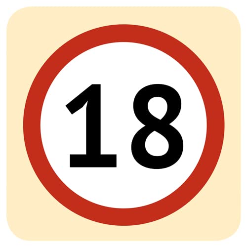 KE - 18. Geburtstag Bierdeckel Set, 10er Pack eckige Untersetzer, inklusive Trinkspiel für Volljährigkeitsfeier, Gläser Zubehör KE - 18. Geburtstag Bierdeckel Set, 10er Pack eckige Untersetzer, inklusive Trinkspiel für Volljährigkeitsfeier, Gläser Zubehör von KE