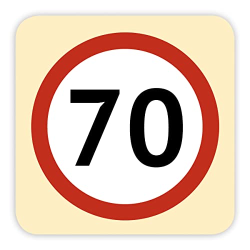 KE - 70. Geburtstag Bierdeckel Set, 10er Pack eckige Untersetzer mit Trinkspiel, ideal für Partys und Feiern KE - 70. Geburtstag Bierdeckel Set, 10er Pack eckige Untersetzer mit Trinkspiel, ideal für Partys und Feiern von KE