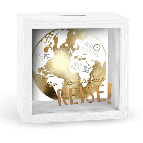 KE - Spardose Weltkugel mit Folienprügung - Dekorative Sparbüchse für Reisen und Abenteuer - Geldgeschenk für Weltenbummler - Originelle Spardose mit Weltkarte - Geschenkidee für Reiselustige KE - Spardose Weltkugel mit Folienprügung - Dekorative Sparbüchse für Reisen und Abenteuer - Geldgeschenk für Weltenbummler - Originelle Spardose mit Weltkarte - Geschenkidee für Reiselustige von KE