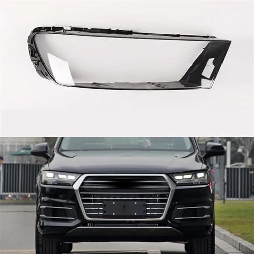 KEAAN Auto Frontscheinwerfer Streuscheibe Abdeckung für Audi Q7 2016-2019, Auto Scheinwerfer Linsenabdeckung Auto Scheinwerferglas Transparent Lampenschirm, A/Right von KEAAN