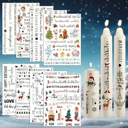 8PCS Kerzen Tattoofolie,Kerzenfolie Kerzen Tattoo Weihnachten Kerzen Sticker Wasserschiebefolie Kerzen kerzen beschriften folie Kerzentattoo,für Kerzen/Keramik,A4 Boge 8PCS Kerzen Tattoofolie,Kerzenfolie Kerzen Tattoo Weihnachten Kerzen Sticker Wasserschiebefolie Kerzen kerzen beschriften folie Kerzentattoo,für Kerzen/Keramik,A4 Boge von KEAGAN