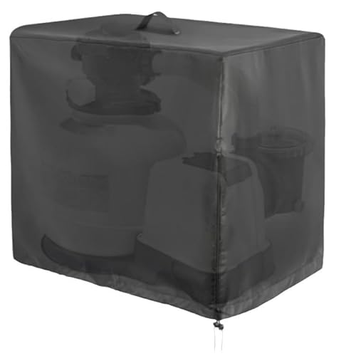 Poolpumpe Abdeckung Pool Sandfilteranlage Abdeckung für Clear Poolpumpe Im Außenbereich Abdeckung Sandfilteranlage 600D Oxford Vollständige Abdeckplane UV-Beständig Und 100% Wasserdicht von KEAGAN