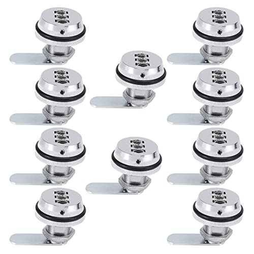 KEALBAUS 10 x Legierung Code Kombination Cam Lock Keyless Post Box Kabinett RV 3 Dial Silber KEALBAUS 10 x Legierung Code Kombination Cam Lock Keyless Post Box Kabinett RV 3 Dial Silber von KEALBAUS