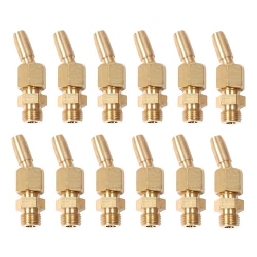 KEALBAUS 12 Stück 1/8 Zoll Messing Spritz Sprühdüsen für Vorhang, Universal, Landschaftsdekoration von KEALBAUS