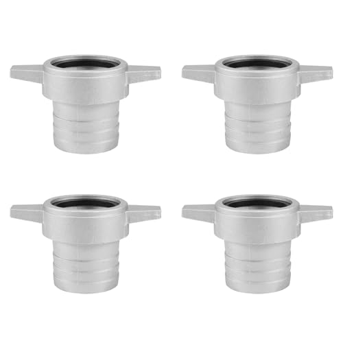 KEALBAUS 4 x Anschlüsse für Pumpen mit Schlüssel, Verbindung von Schlauch aus Aluminium, 5,1 cm mit Gummidichtung, Anschluss für Pumpe von KEALBAUS
