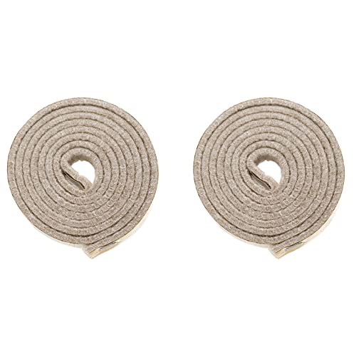 KEALBAUS 4 x Filzrolle für harte Oberflächen (1/2 Zoll x 60 Zoll), Cremeweiß von KEALBAUS