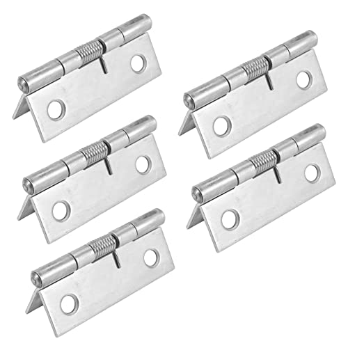 KEALBAUS 5 x Türscharnier mit Feder, automatisches Schließen, 2 Po, aus Edelstahl KEALBAUS 5 x Türscharnier mit Feder, automatisches Schließen, 2 Po, aus Edelstahl von KEALBAUS