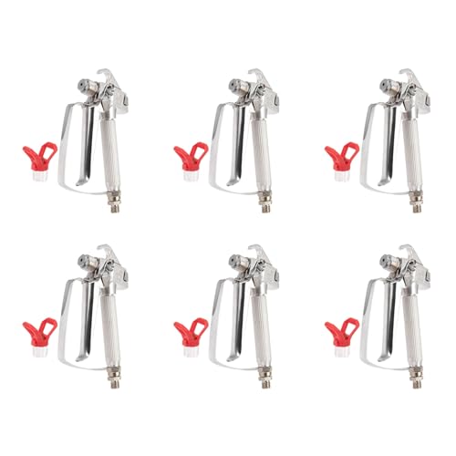 KEALBAUS 6 x 3600 Psi Airless-Sprühfarbe mit Düsenschutz für Pumpsprüher und Airless-Sprühmaschine von KEALBAUS