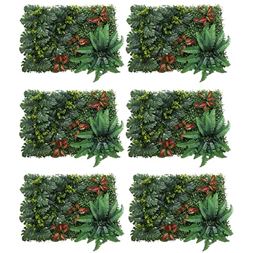 KEALBAUS 6 x Kunstrasen – DIY Miniaturrasen, Ornament, Garten, rote Blätter KEALBAUS 6 x Kunstrasen – DIY Miniaturrasen, Ornament, Garten, rote Blätter von KEALBAUS