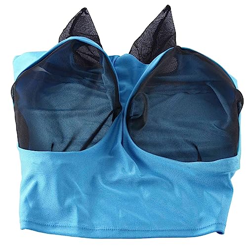 KEALBAUS Anti-Mückenmaske, dehnbar, mit UV-Schutz, weich auf der Haut, atmungsaktiv, Blau von KEALBAUS