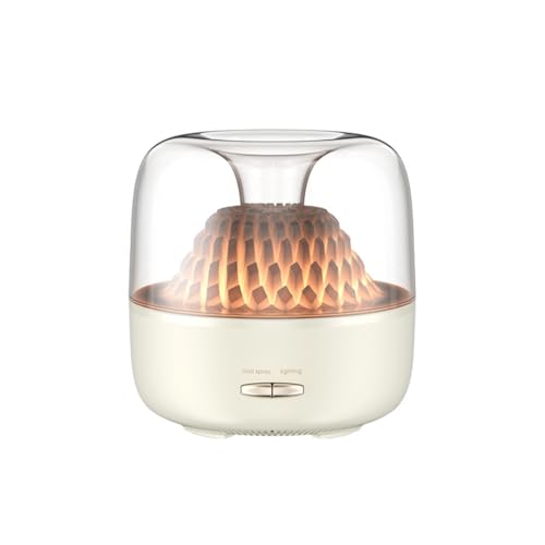KEALBAUS Aromatherapiemaschine mit ätherischen Ölen für den Haushalt, bunte Atmosphäre, Luftbefeuchter, Aromatherapiemaschine, Beige-Gelb von KEALBAUS