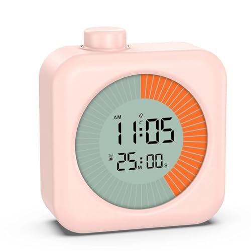 KEALBAUS Digitaler visueller Timer, Uhr mit Timer, 60 Minuten Countdown, Stoppuhr für den Unterricht in der Küche von KEALBAUS