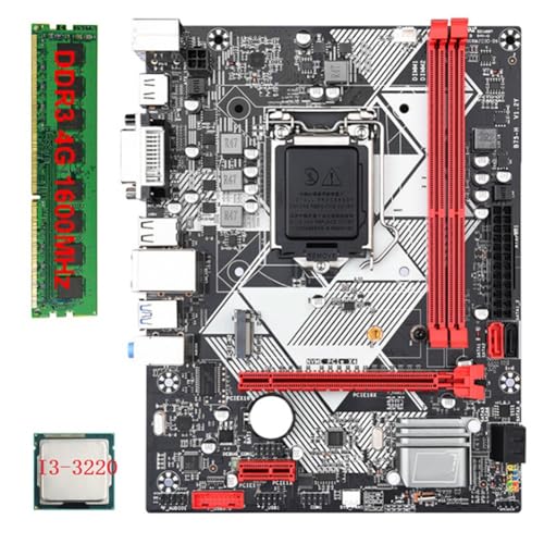 KEALBAUS Motherboard B75-H Desktop-Motherboard + Prozessor I3-3220 + 1 x 4G DDR3 1600 MHz RAM LGA 1155 USB 3.0 3.0 von KEALBAUS