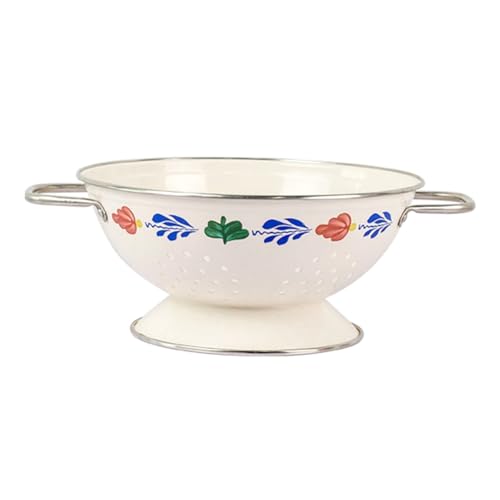 KEALBAUS Obstschale aus Metalldraht für Servierplatte, Süßigkeitenkorb, Obstkorb, Abtropfsieb, Gemüsesieb, Teller A von KEALBAUS