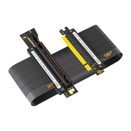 KEALBAUS PCIE-E16X auf 16 x 4.0 Grafikkarten-Verlängerungskabel, volle Geschwindigkeit, GPU-PCI-Express-Karten-Erweiterungskarte, einfache Installation von KEALBAUS