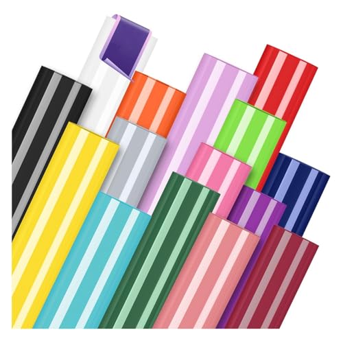 KEALBAUS Permanentes Vinyl, mehrfarbig, permanentes Vinyl, selbstklebend, 30,5 x 20,2 cm, für Dekoration, Autoaufkleber, Tassen zum Selbermachen von KEALBAUS