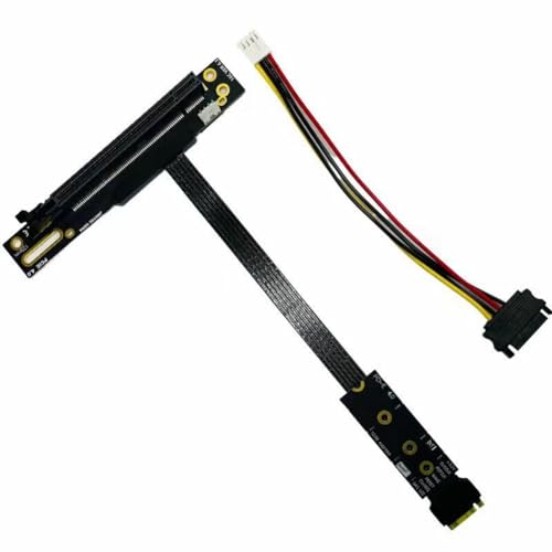 KEALBAUS Praktisches Multifunktionales VGA-Adapterkabel M.2 auf PCIE X16 für M.2 Nvme Gen4 SSD auf PCIE 4.0 X4ES 35 cm KEALBAUS Praktisches Multifunktionales VGA-Adapterkabel M.2 auf PCIE X16 für M.2 Nvme Gen4 SSD auf PCIE 4.0 X4ES 35 cm von KEALBAUS