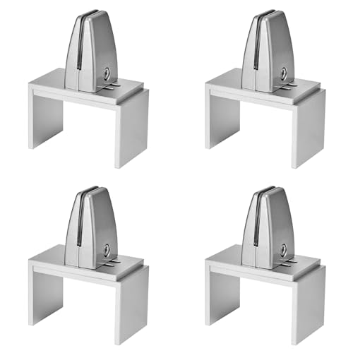 KEALBAUS Sneeze Guard, Klemme, für Schreibtisch, Schreibtisch, Notenhalter, verstellbar, Befestigung für Bildschirm, Clip, 4 Stück von KEALBAUS