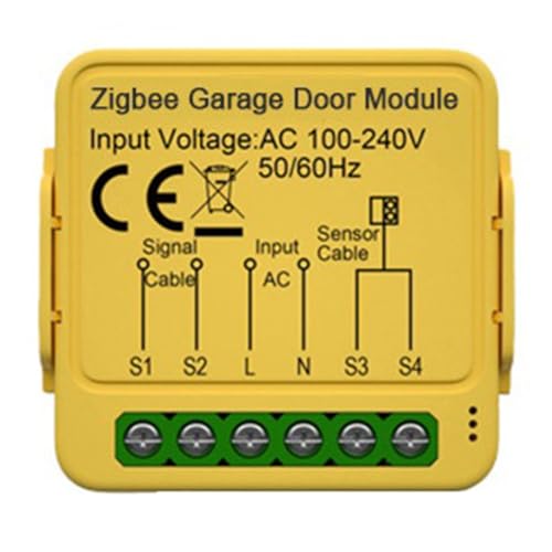 KEALBAUS Tuya Garagentoröffner-Controller-Modul, Fernbedienungsschalter, Smart Life App, funktioniert mit Home Assistant Zigbee KEALBAUS Tuya Garagentoröffner-Controller-Modul, Fernbedienungsschalter, Smart Life App, funktioniert mit Home Assistant Zigbee von KEALBAUS