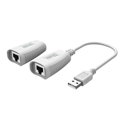 KEALBAUS USB auf RJ45, USB 2.0, RJ45, Netzwerkkartenerweiterung, USB, LAN, RJ45, Netzwerkkarte, für Laptop, PC, einfach zu bedienen von KEALBAUS