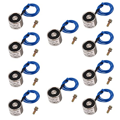 KEALLANS 10 x 12 V DC 2,5 kg 20 x 15 mm Elektrischer Hebemagnet von KEALLANS