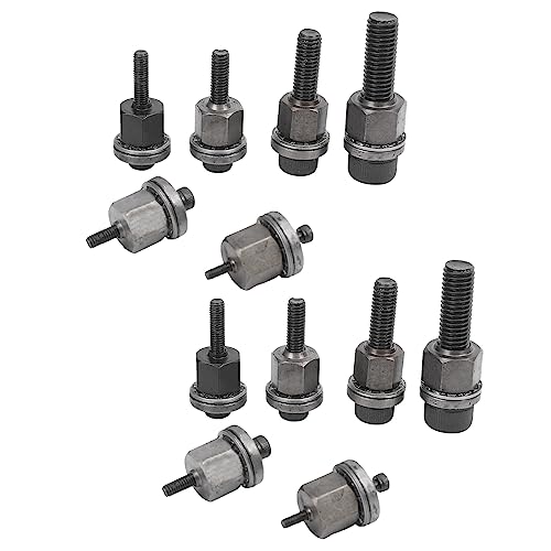 KEALLANS 12 Teilige Dniet Mutter Kopf Muttern Einfache Installations Anleitung Niet Muttern Werkzeug Zubehör für Muttern M3 M5 M6 M8 M10 von KEALLANS
