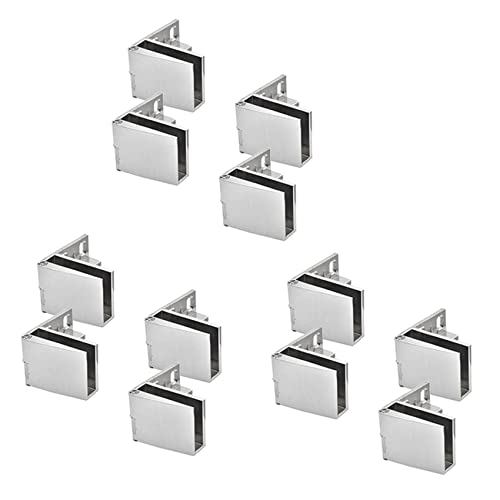 KEALLANS 12 x Türscharniere aus Glas, Schranktürscharnier aus Glas, Scharnier für Weinschrank von KEALLANS