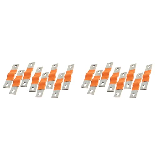 KEALLANS 16 StüCk Hochwertige, Vernickelte Kupfer-Sammelschienen für Solarstrom und Deep-Cycle-Batterie KEALLANS 16 StüCk Hochwertige, Vernickelte Kupfer-Sammelschienen für Solarstrom und Deep-Cycle-Batterie von KEALLANS